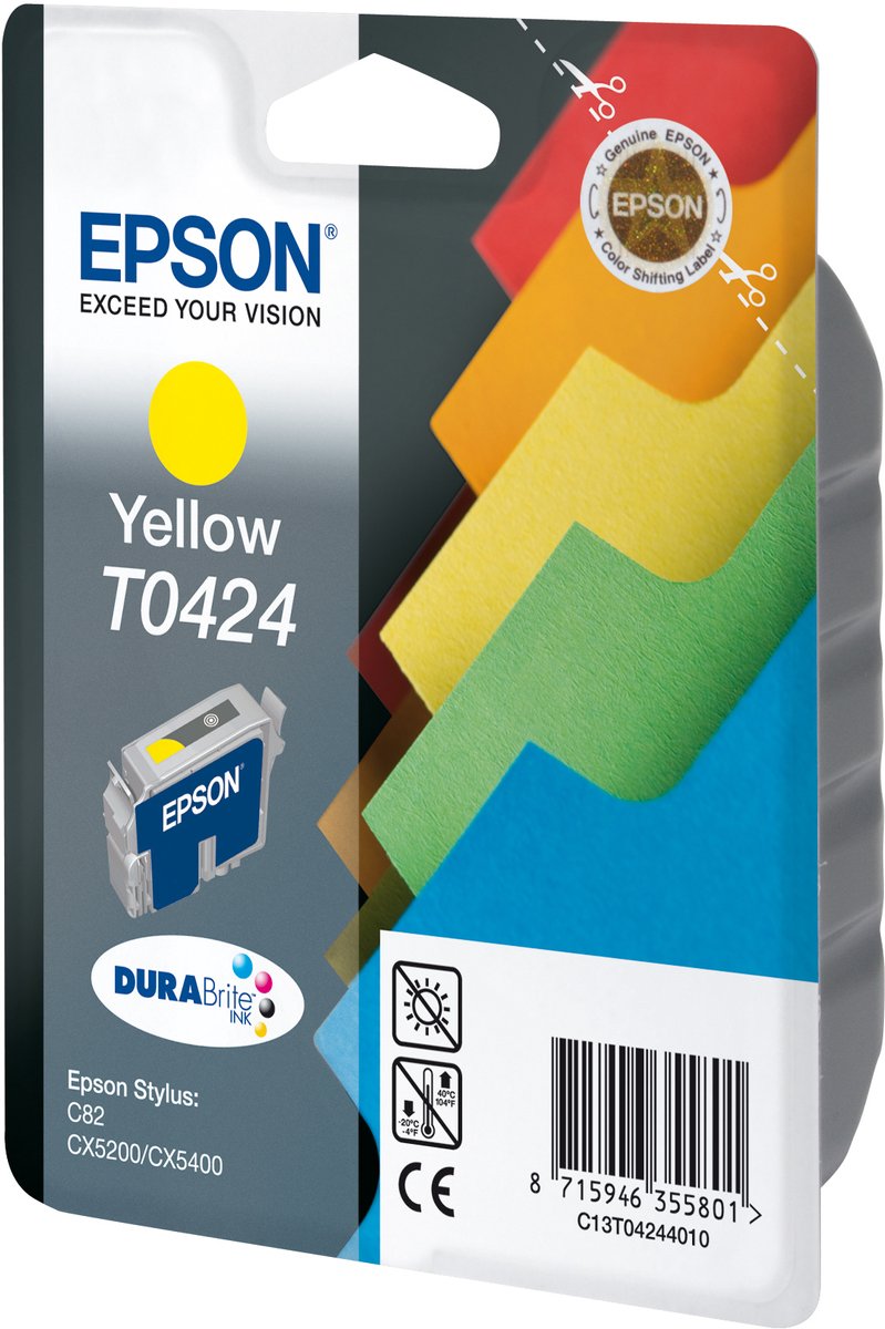 Epson T0424 - Inktcartridge / Geel
