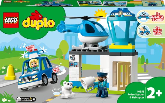 LEGO DUPLO Politiebureau & Helikopter - 10959