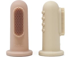 Mushie - Tandenborstel Baby - Tandenborstels - Shifting SandBlush