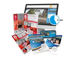 Auto Theorieboek Rijbewijs B Pools met Samenvatting en 5 Uur Online Examens Oefenen, CBR Informatie en Verkeersborden
