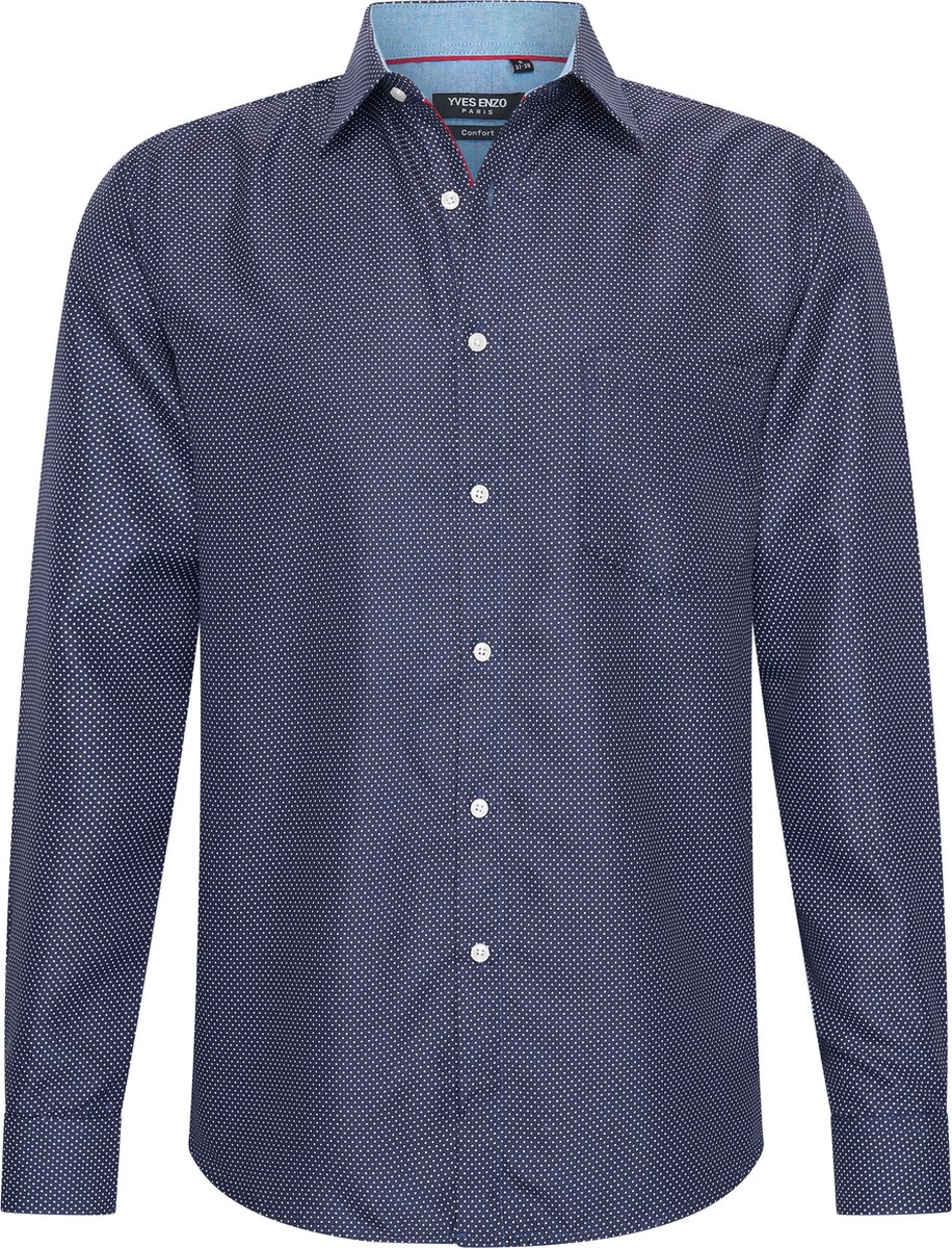 COOFANDY Herenoverhemd Lange Mouw Overhemden met Knoopsluiting Casual Overhemden voor Heren Stretch Zakelijke Herenoverhemden Mode Vrijetijdsoverhemden Regular Fit Donkergrijs XL