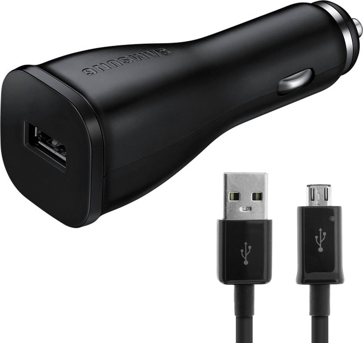 Samsung - autolader - 9.0V / 2,0 A - Micro USB kabel - Zwart