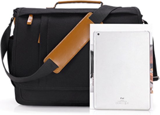 Castelijn & Beerens Firenze laptoptas 15.6 inch mocca | 006203-Bruin