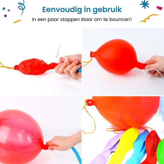 Punch ballonnen | Ballon met elastiek | de