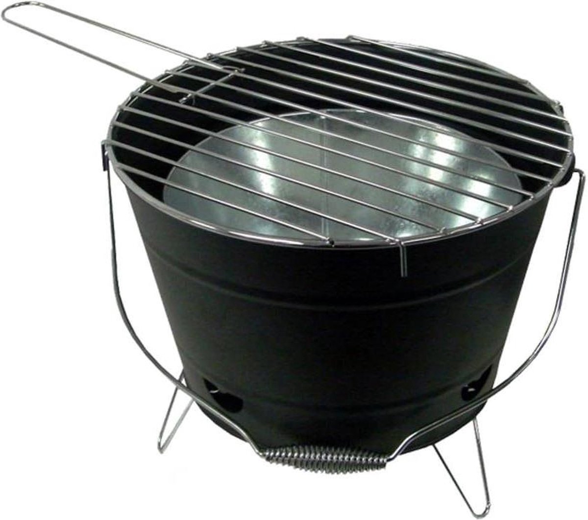 Draagbare barbecue voor in de tuin - terras en zomer barbecue.