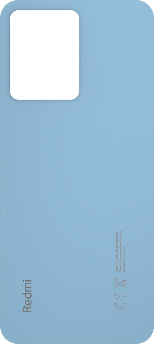 Xiaomi, Origineel Xiaomi Redmi Note 12 4G Achterglas - Blauw (Service Pack), Lichtblauw