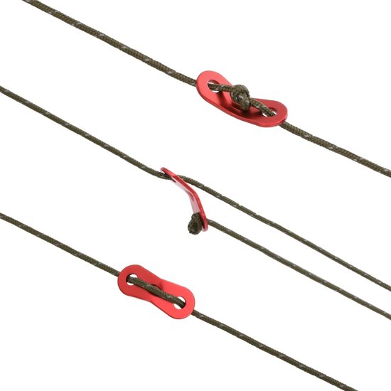 vidaXL - Tentscheerlijn - met - reflecterende - strips - en - spanners - 50 - m - 5 - mm van Vidaxl — afbeelding 5