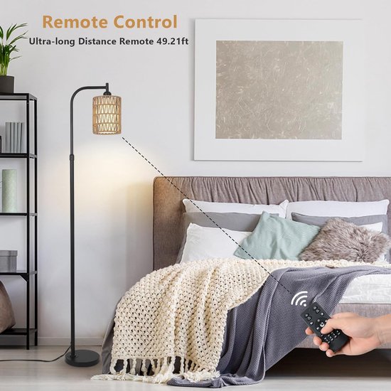 RGB LED vloerlamp, app-bediening, kooiontwerp | ETC Shop