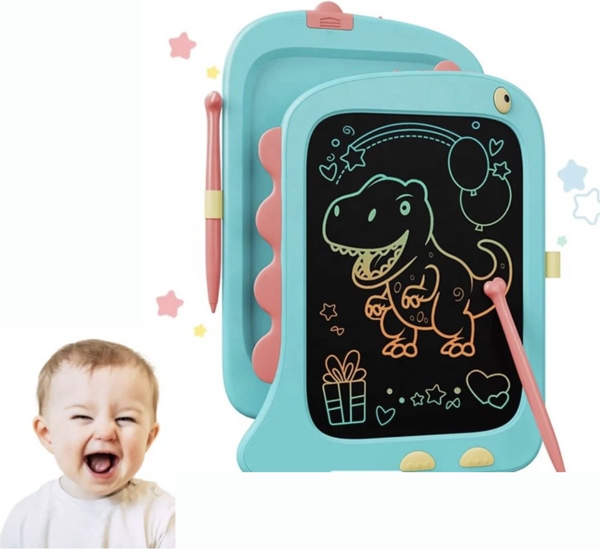 Magnetisch tekenbord - LCD tekentablet voor kinderen - digitaal tekenbord grafisch - draagbaar - kinderen 3-5 jaar - kinderen 5-8 jaar - speelgoed - leren tekenen - educatief voor kids - 8.5 inch - cadeau - kadootjes - millieuvriendelijk - blauw