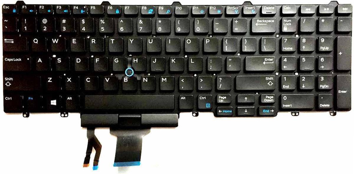 Notebook keyboard for Dell Latitude E5550 E5570 Precision 3510 M3510 7510 with pointstick