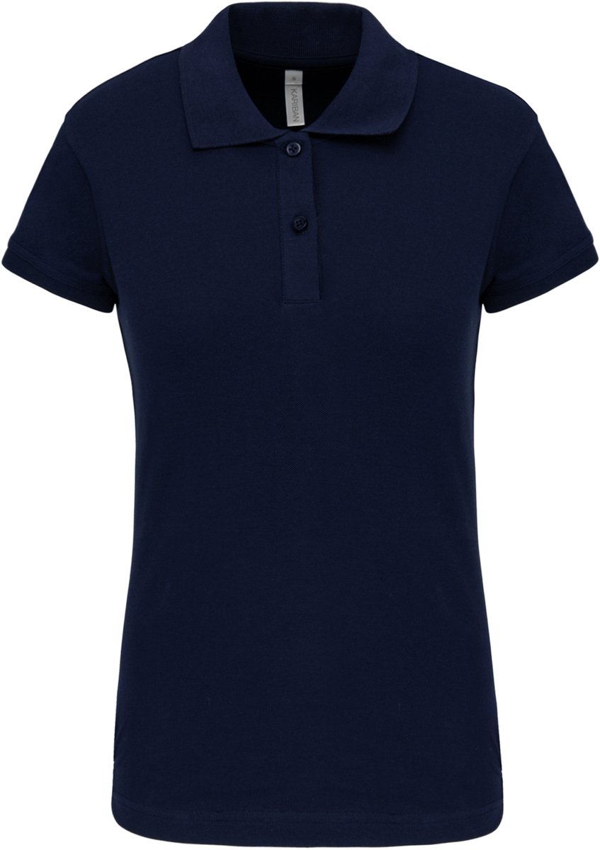 Kariban Piquépolo korte mouwen dames K240 - Navy - M