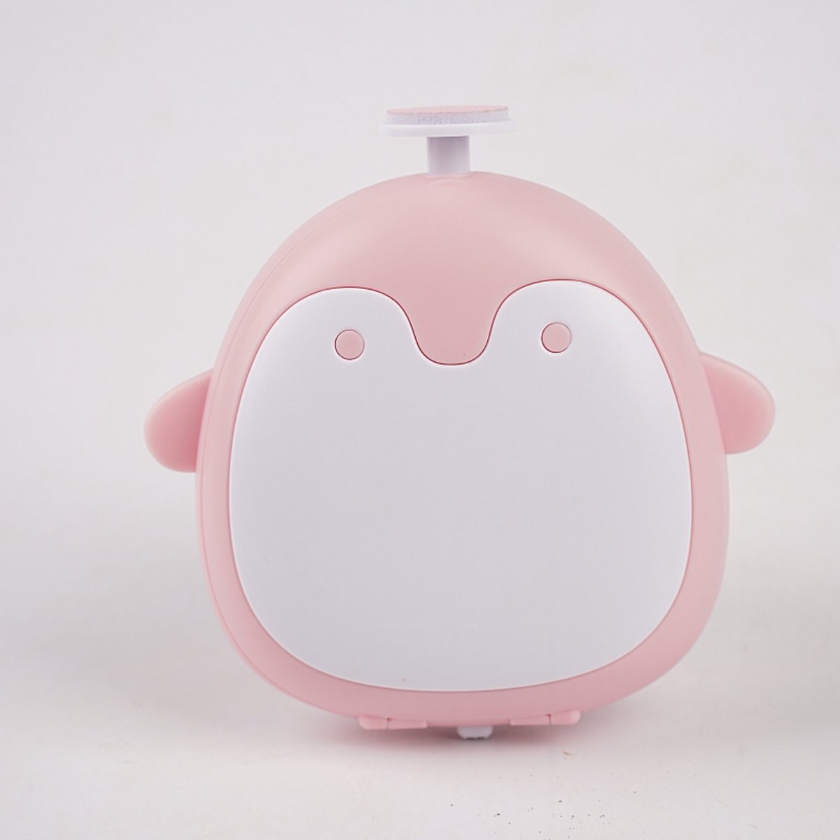 Goedkoopste Elektrische Nagelvijl - Roze - Penguin Elektrische Nagelvijl - Penguin Vorm - Baby Nagelverzorging - Veilig en Zacht voor Baby's en Volwassenen - Inclusief 8 Verschillende Vijlkoppen - Waterbestendig Manicureset - Perfect Baby Cadeau