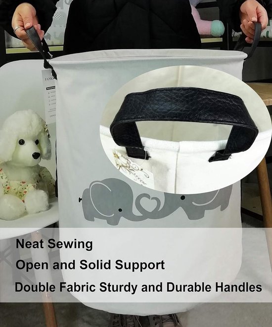 Grand Panier À Linge Repliable De 55Cm, Paniers De Rangement Pour Les
