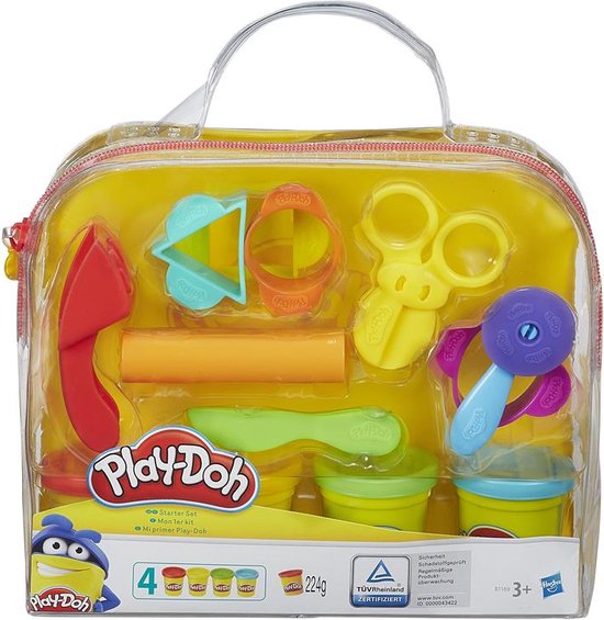 Play-Doh Starter Set Speelset - Boetseerklei - Inclusief 4 Play-Doh potjes - Knutselen voor kinderen