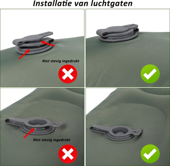 CALIYO Slaapmat - Slaapmat Zelfopblazend - Campingbedje - Camping Outdoor Slaapmatten, Slijtvast/Waterafstotend/Scheurbestendig van CALIYO — afbeelding 2