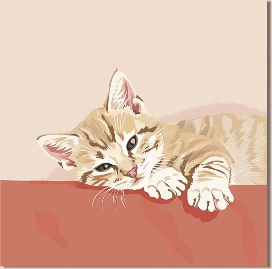 Leuke kat Kawaii Kitten Rugzak School Studenten Boek Tas voor Jongen Meisje Tiener Kinderen Dieren Kitten Dagrugzak voor Reizen Camping Gym Wandelen met Naamlabel, Meerkleurig