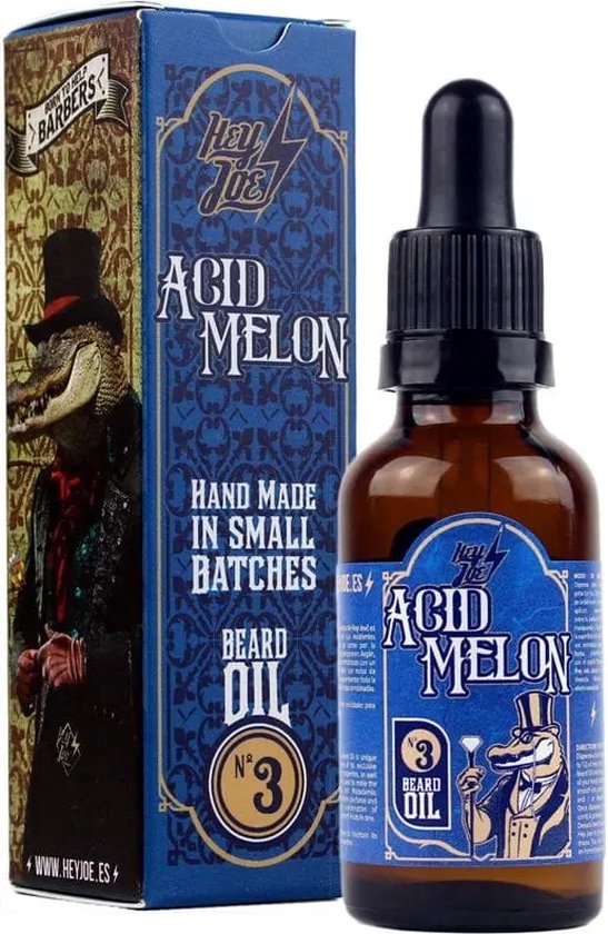 Hey Joe! Beard Oil No.3 Acid melon| Baardolie | Baard Olie | Beard Care | Baard Verzorging