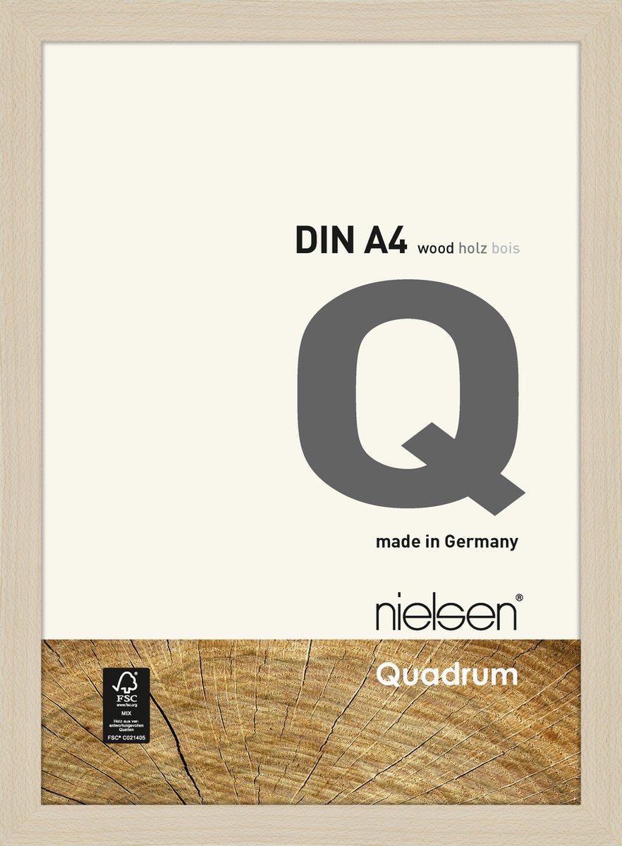 Nielsen Quadrum Houten Fotolijst Maple 21x29,7cm (A4) Ahorn