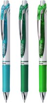 Pentel - EnerGel RTX Retractable Liquid Gel Pens 0.7mm 3 stuks - Chill Expressions - BL77CHIBP3M