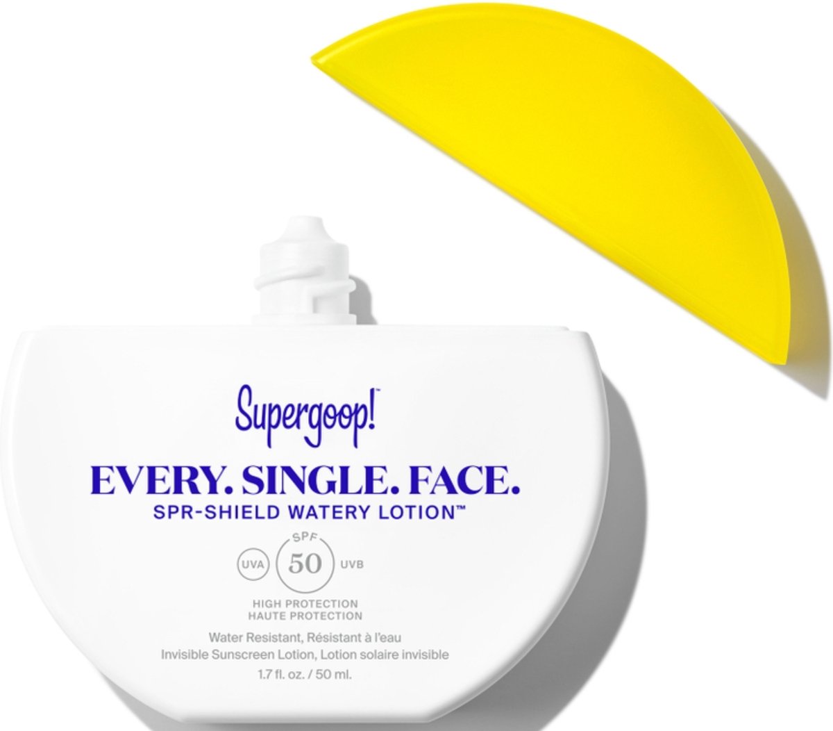 Goedkoopste SUPERGOOP! Every. Single. Face. Watery Lotion SPF50 - 50ml - Lichtgewicht Breed Spectrum Zonnebescherming