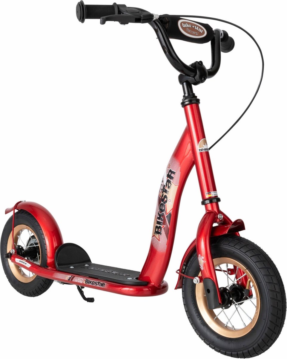 Bikestar autoped Classic 10 inch rood