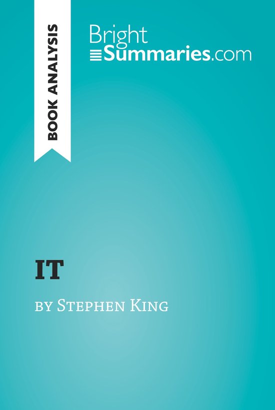 BrightSummaries.com - IT by Stephen King (Book Analysis) - cover