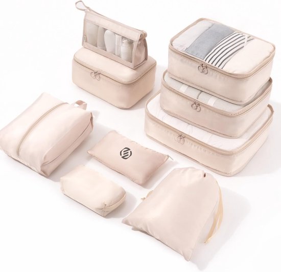 Packing Cubes Set 3x - Lichtgewicht - Compressie - Organiseer Je Backpack Of Koffer Packing Cubes Set 3x - Lichtgewicht - Compressie - Organiseer Je Backpack Of Koffer