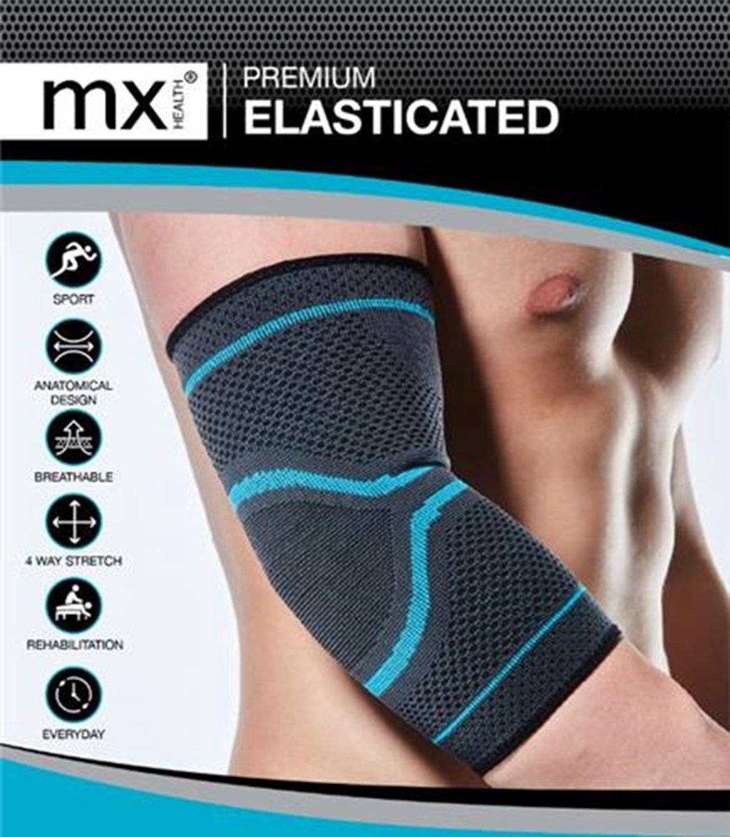 MX Premium elastische elleboogbrace L