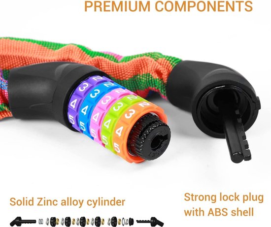 Sportneer Antivol Pour Vélo : Cadenas De Vélo à Combinaison