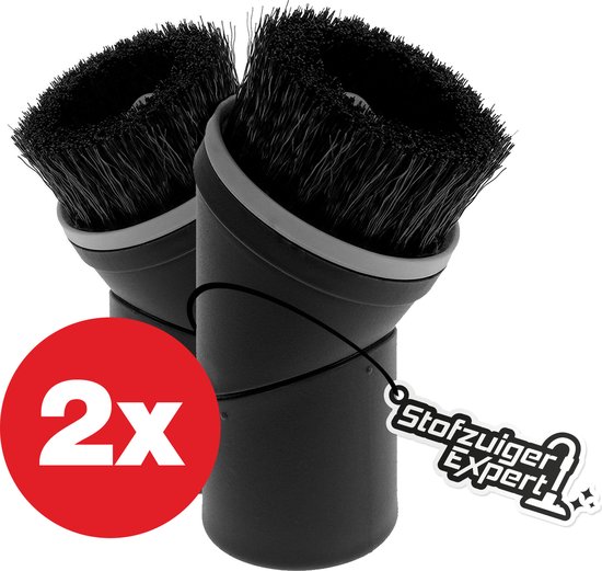 2x Plumeau Geschikt voor Alle Miele stofzuigers - Stofzuigerborstel Geschikt voor Alle Miele stofzuigers - Hulpstuk Plumeau 35mm Alternatief Als Origineel - 1 op 1 pasvorm - 360 graden draaibaar voor extra gemak