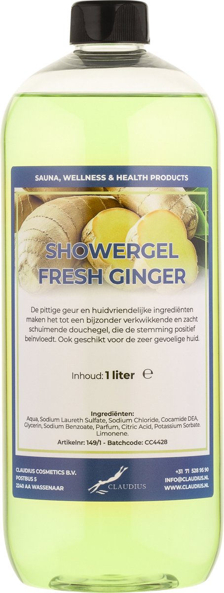 Goedkoopste Douchegel Fresh Ginger 1 liter - showergel
