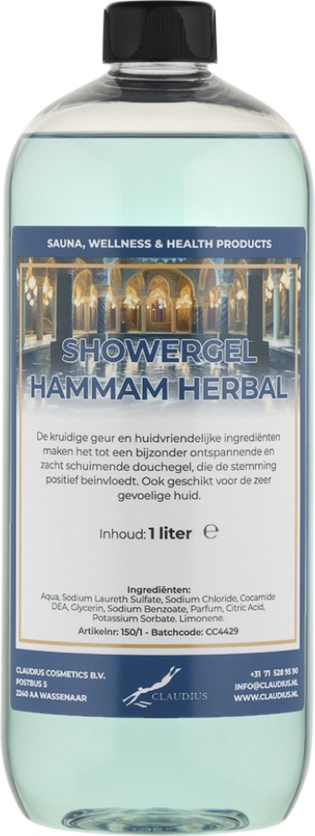 Goedkoopste Douchegel Hammam Herbal 1 liter - showergel