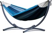 Hangmat met standaard - 1 persoons - EXTRA STABIEL frame tot 120 kg - Compact