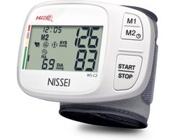 Nissei - Bloeddrukmeter - automatische op pols - Digitale polsbloeddrukmeter - DSK-1031