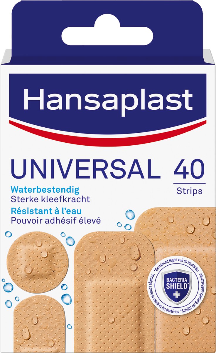 Goedkoopste Hansaplast Universal Pleisters - Wondpleisters - Wondverzorging - 40 Stuks