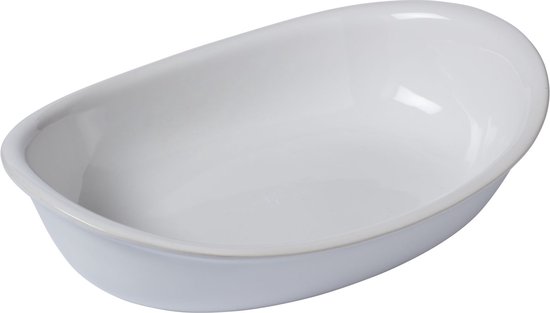 Pyrex - Plat à four ovale Supreme 2,7 litres - Wit - Céramique