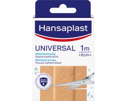 Hansaplast Universal Pleisters - Wondpleisters - Wondverzorging - 1m x 6cm