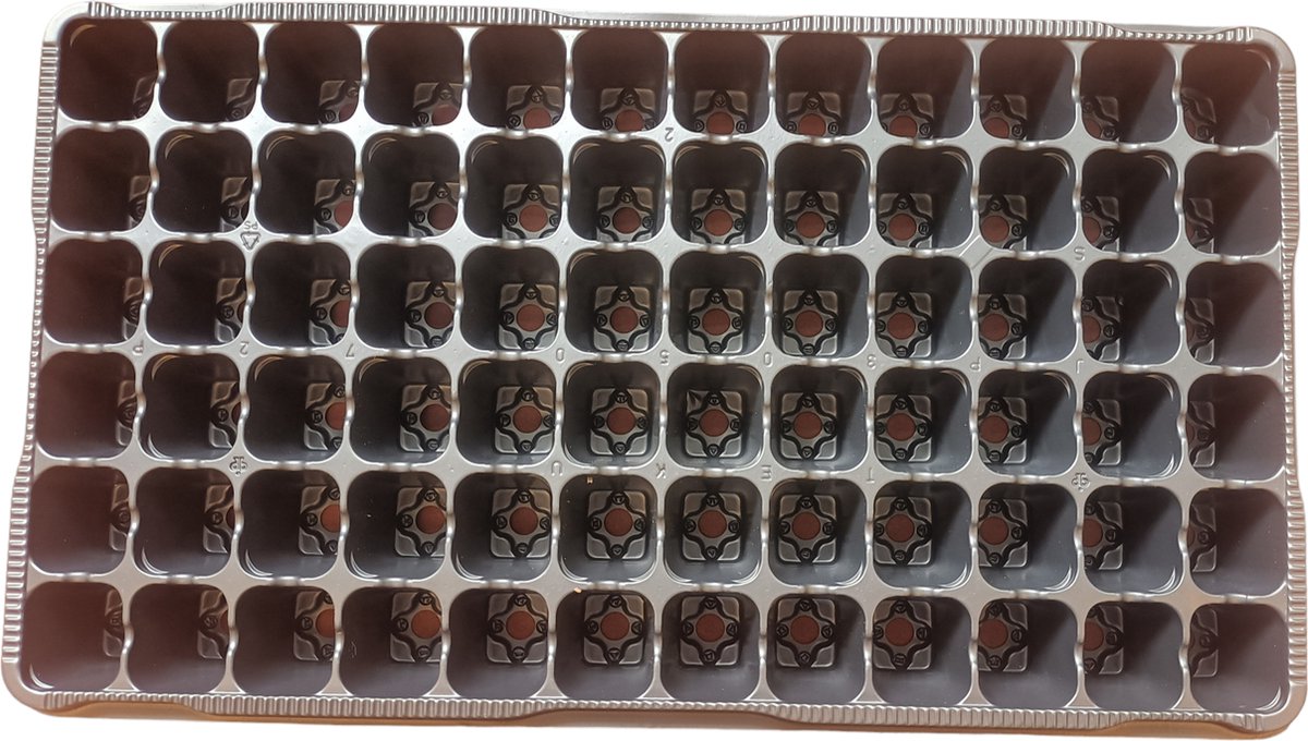 Ferrarium kweekbak 50x29cm met 96 gaten 3 stuks - 5.5cm hoog - kweek bak - stekbak - opkweken - moestuin - zaaibak