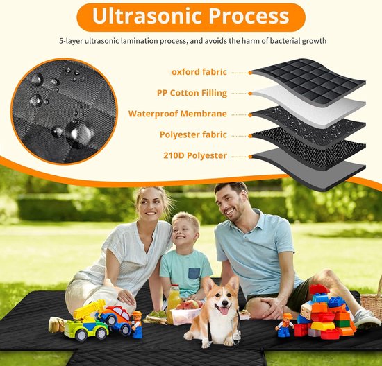 BOTC Couverture pour chien voiture - Housse de protection de coffre chien - Couverture pour chien coffre de voiture - Grijs