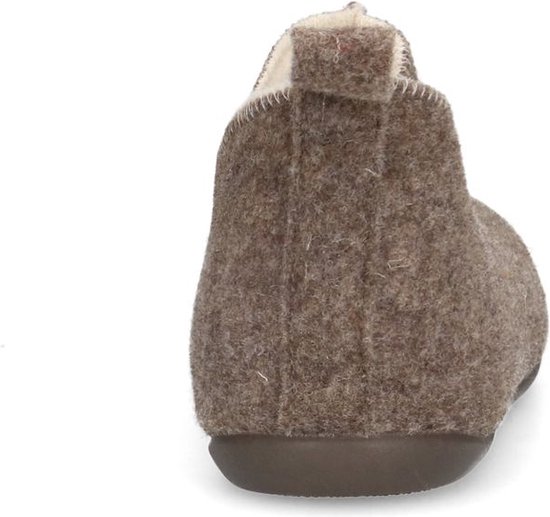 Manfield - Femme - Chaussons beiges - Taille 36