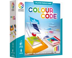 SmartGames Colour Code - Logisch Denkspel - 100 Educatieve Vormen- & Kleurenuitdagingen - Solospel voor Kinderen & Volwassenen - Vanaf 5 Jaar