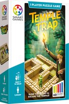 SmartGames - Temple Trap - 60 avonturen - breinbreker vanaf 7 jaar - Ontsnap uit dit betoverde labyrint!