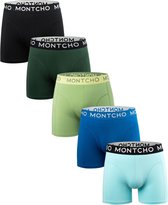 Bol.com MONTCHO - Dazzle Series - Boxershort Heren - Onderbroeken Heren - Boxershorts - Ondergoed - Mellow Shades - 5 Pack - Maa... aanbieding