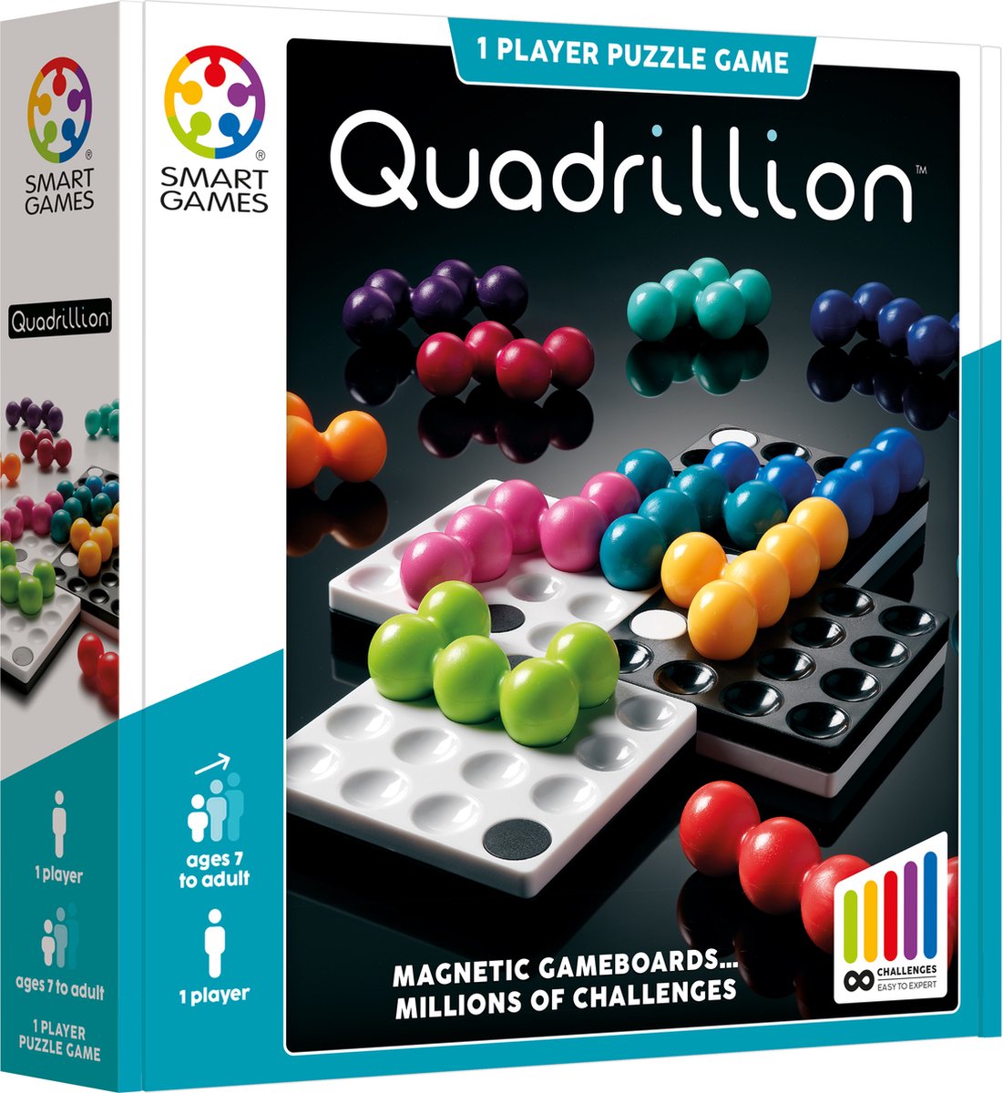 SmartGames - Quadrillion - Oneindig aantal opdrachten - Hersenkraker