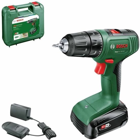 Bosch EasyDrill 18V-40 – Accuschroefboormachine – Met 18 V Li-Ion accu (2.0 Ah) en een lader