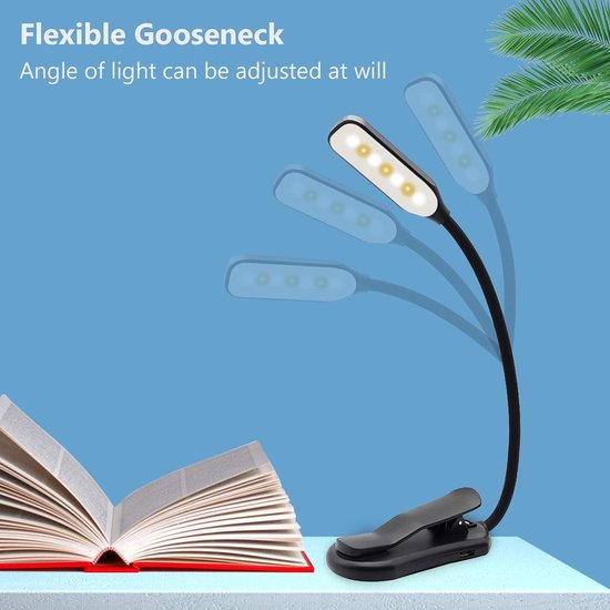 Acheter Lampe de lecture à suspendre au cou, mains libres, flexible, légère, confortable, rechargeable, 3 modes, lampes de lecture, réparation du tricot