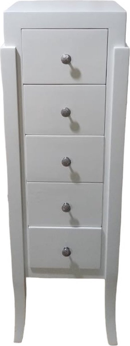 Barok luxe witte ladenkast