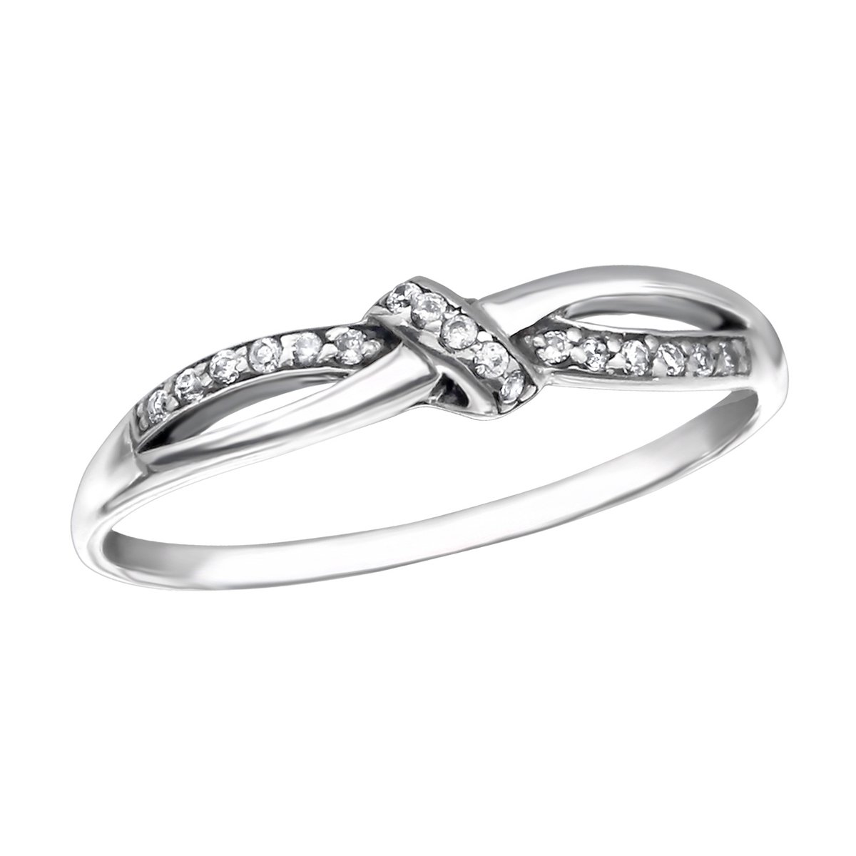 Knoop zilveren ring SD28617 | Ringmaat 17,2