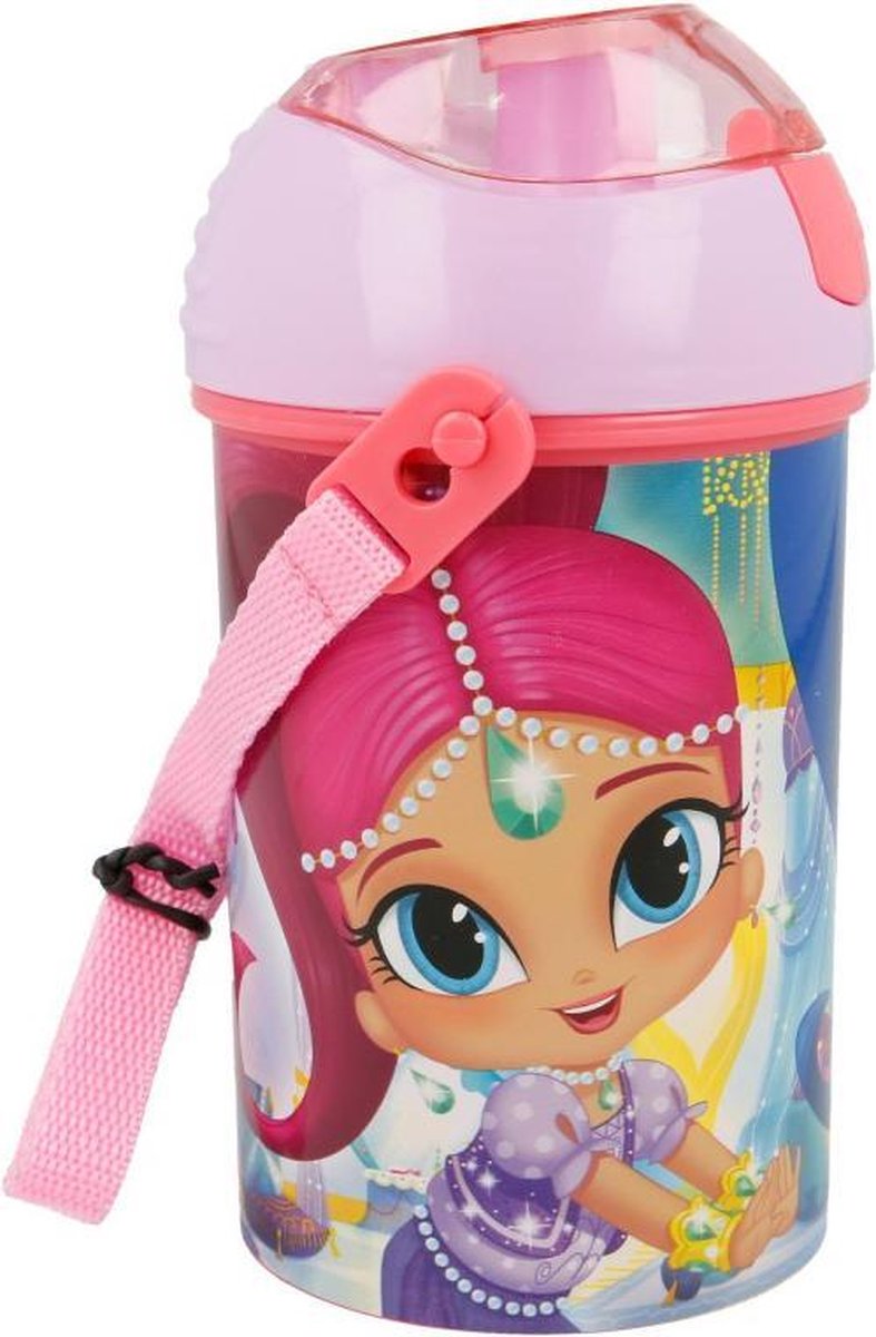 Nickelodeon - Shimmer en Shine - Pop up drinkbeker - Inhoud 450ML