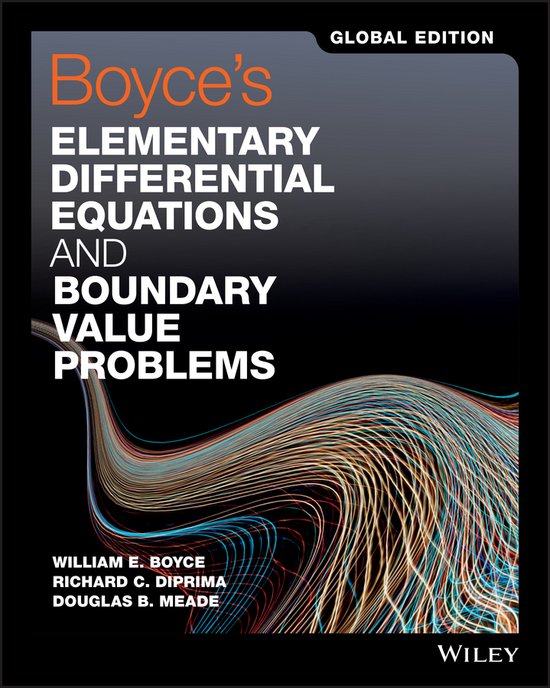 Boyce's Elementary Differential Equations and Boundary Value ... - cover